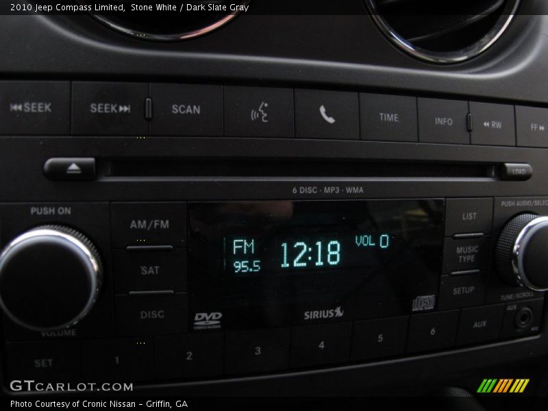 Stone White / Dark Slate Gray 2010 Jeep Compass Limited