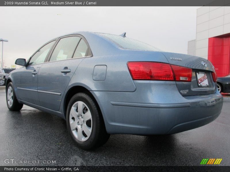 Medium Silver Blue / Camel 2009 Hyundai Sonata GLS