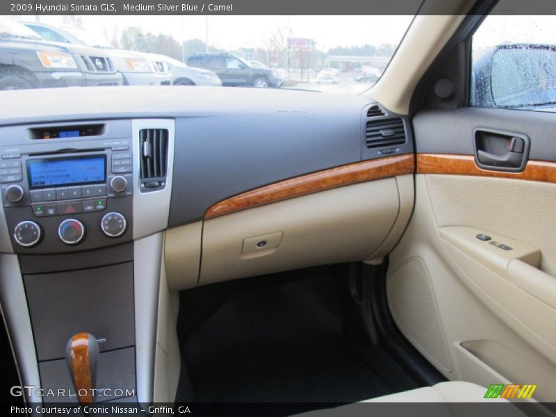 Medium Silver Blue / Camel 2009 Hyundai Sonata GLS