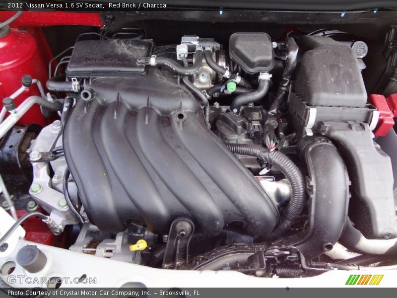 2012 Versa 1.6 SV Sedan Engine - 1.6 Liter DOHC 16-Valve CVTCS 4 Cylinder