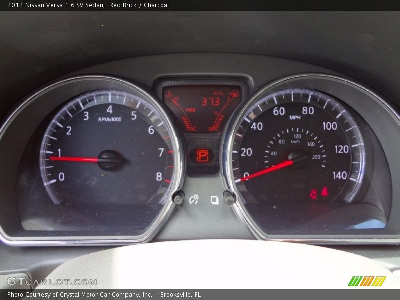  2012 Versa 1.6 SV Sedan 1.6 SV Sedan Gauges
