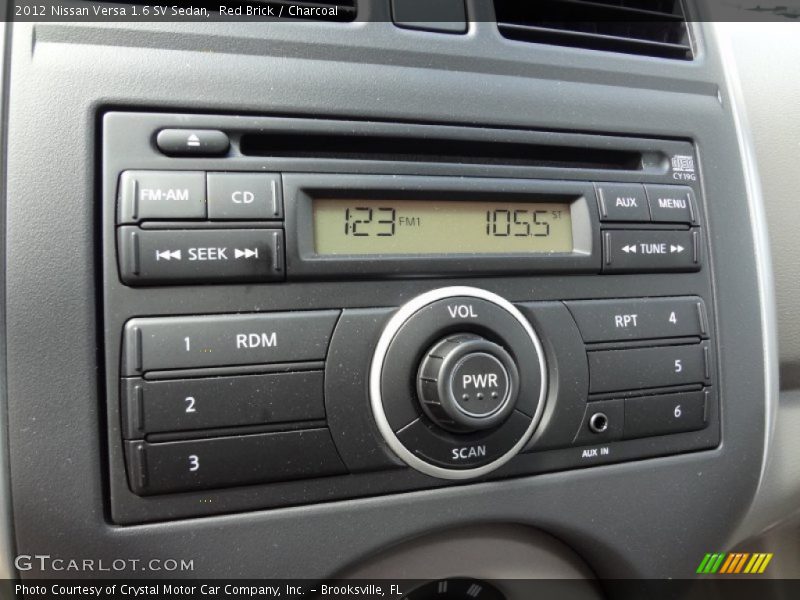 Audio System of 2012 Versa 1.6 SV Sedan