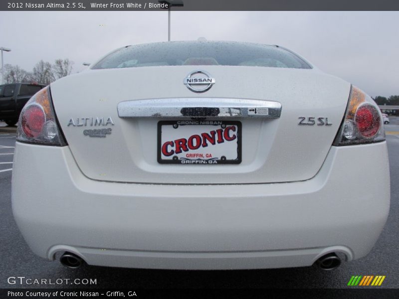 Winter Frost White / Blonde 2012 Nissan Altima 2.5 SL