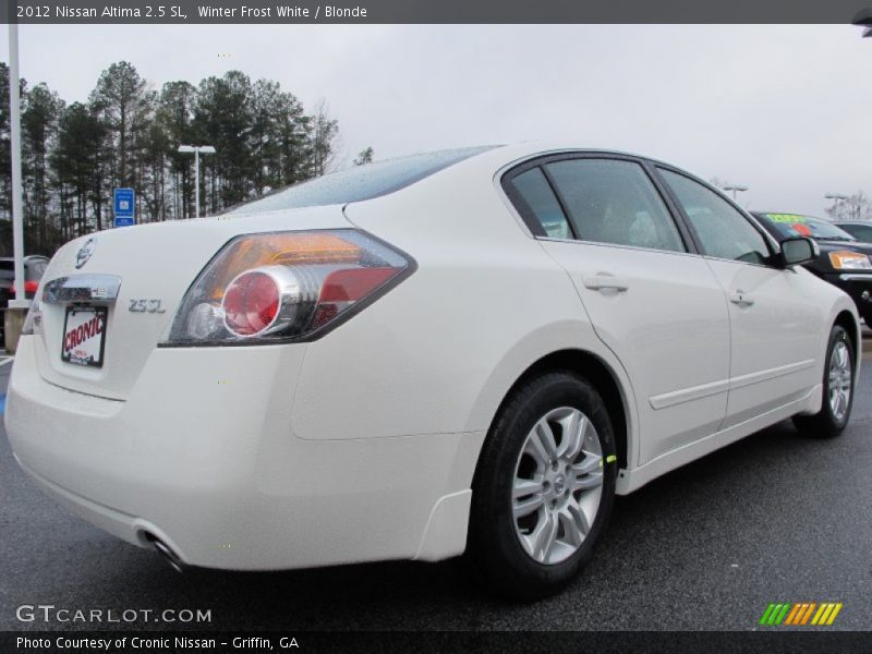 Winter Frost White / Blonde 2012 Nissan Altima 2.5 SL