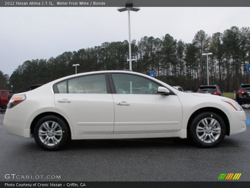 Winter Frost White / Blonde 2012 Nissan Altima 2.5 SL
