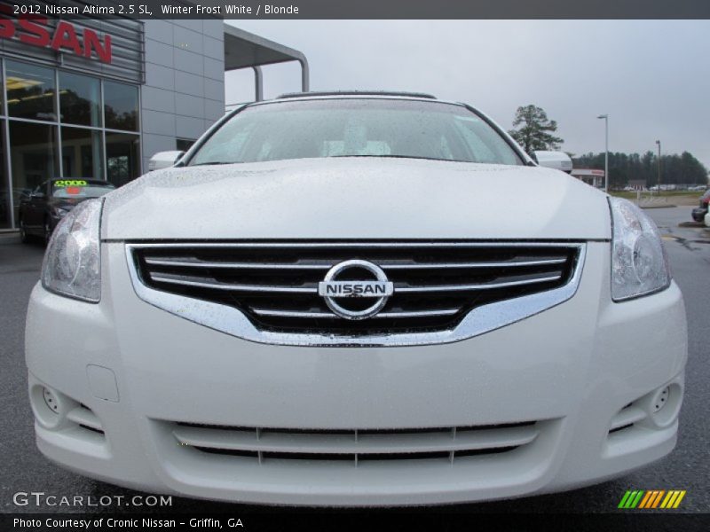Winter Frost White / Blonde 2012 Nissan Altima 2.5 SL