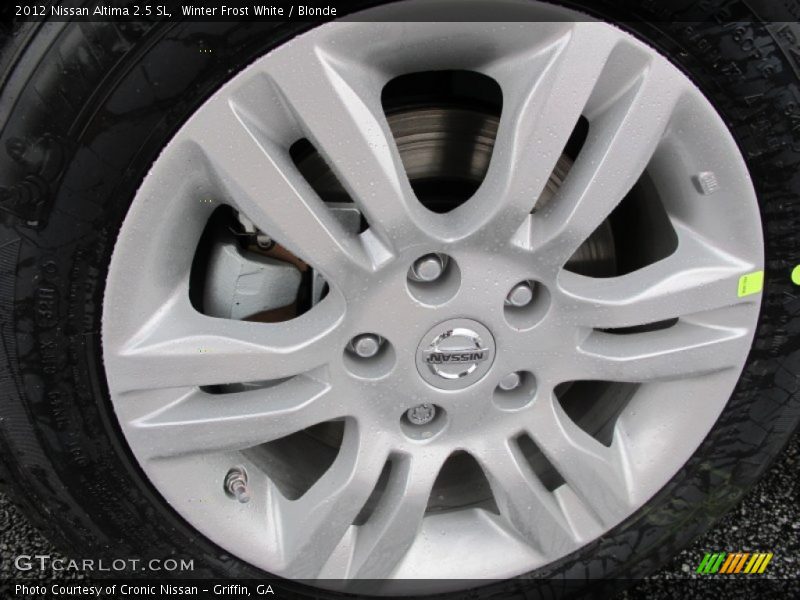 Winter Frost White / Blonde 2012 Nissan Altima 2.5 SL