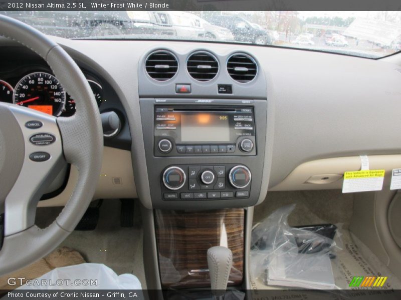 Winter Frost White / Blonde 2012 Nissan Altima 2.5 SL