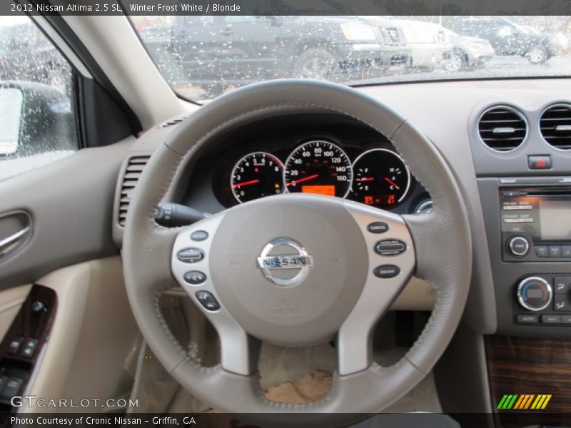 Winter Frost White / Blonde 2012 Nissan Altima 2.5 SL