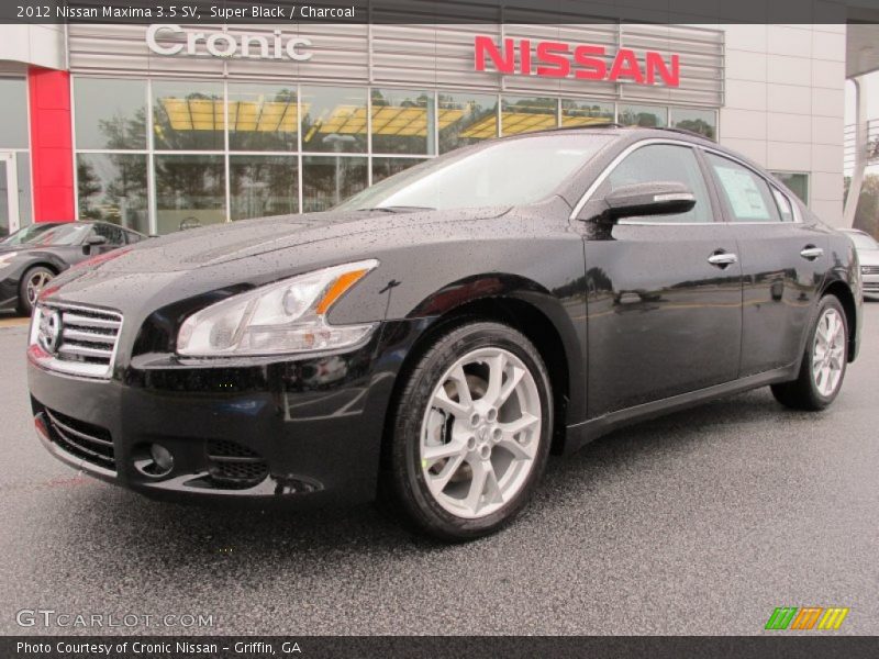 Super Black / Charcoal 2012 Nissan Maxima 3.5 SV