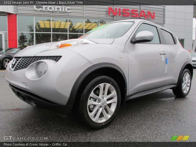 Chrome Silver / Black/Silver Trim 2012 Nissan Juke SV