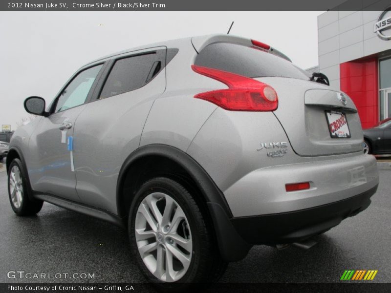 Chrome Silver / Black/Silver Trim 2012 Nissan Juke SV