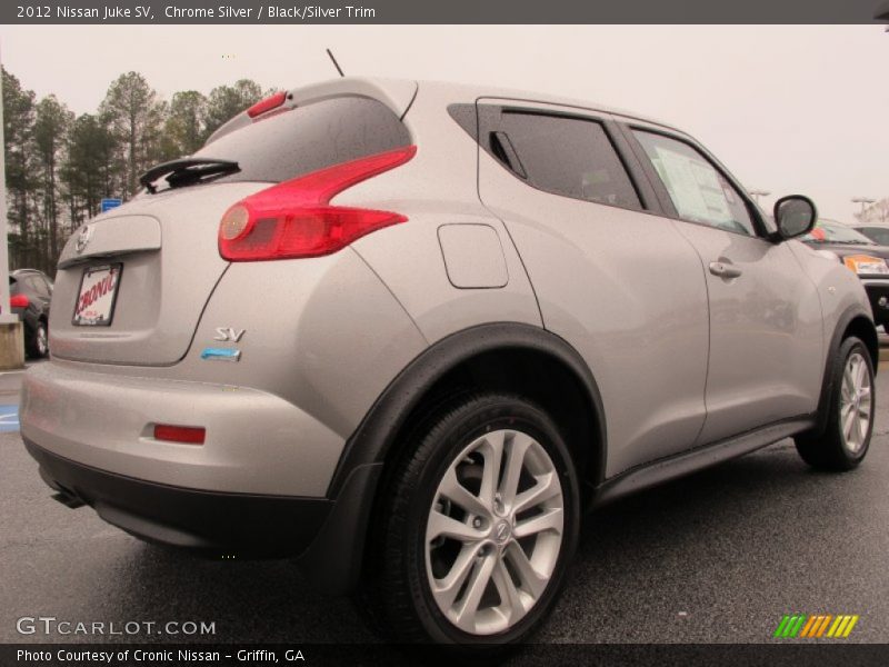 Chrome Silver / Black/Silver Trim 2012 Nissan Juke SV