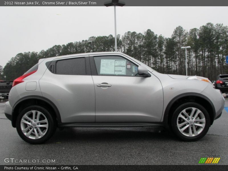 Chrome Silver / Black/Silver Trim 2012 Nissan Juke SV