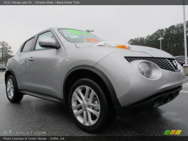 Chrome Silver / Black/Silver Trim 2012 Nissan Juke SV