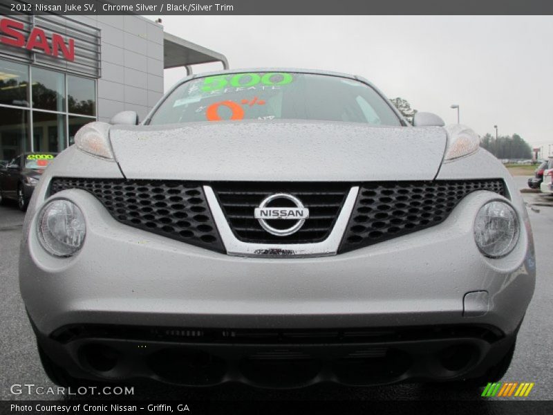 Chrome Silver / Black/Silver Trim 2012 Nissan Juke SV