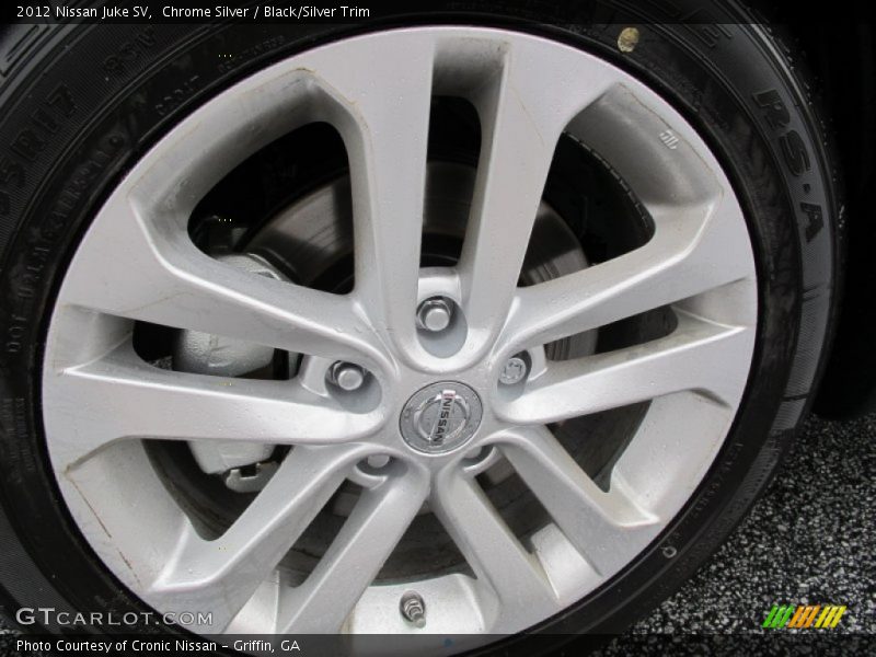 Chrome Silver / Black/Silver Trim 2012 Nissan Juke SV