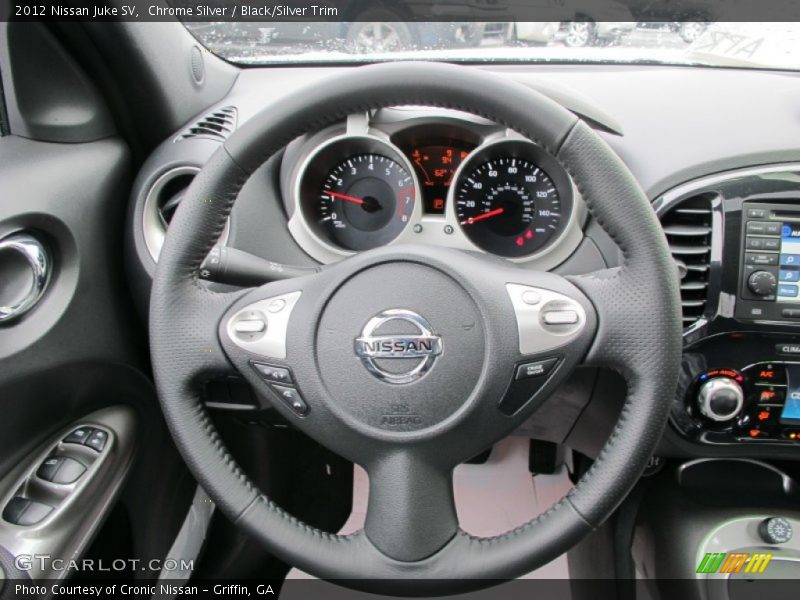 Chrome Silver / Black/Silver Trim 2012 Nissan Juke SV