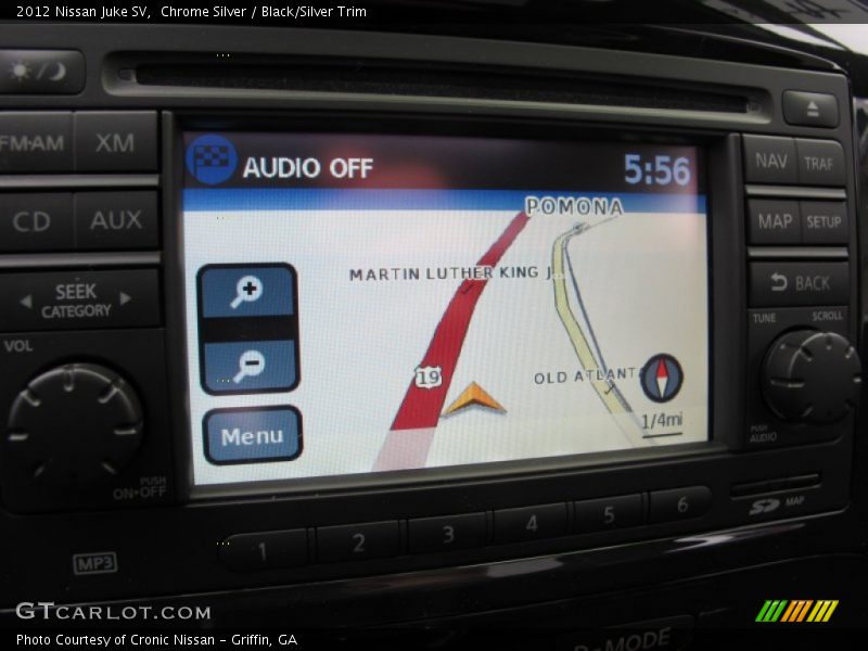 Chrome Silver / Black/Silver Trim 2012 Nissan Juke SV