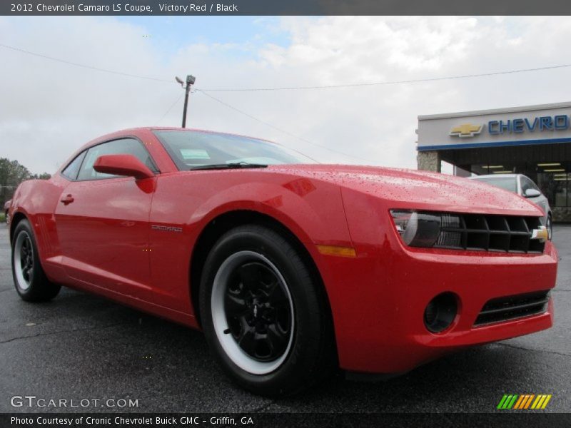 Victory Red / Black 2012 Chevrolet Camaro LS Coupe