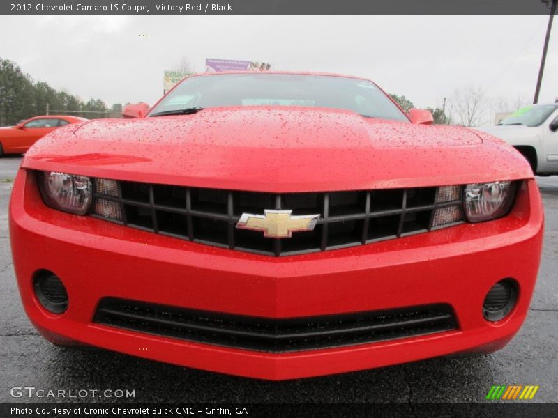 Victory Red / Black 2012 Chevrolet Camaro LS Coupe