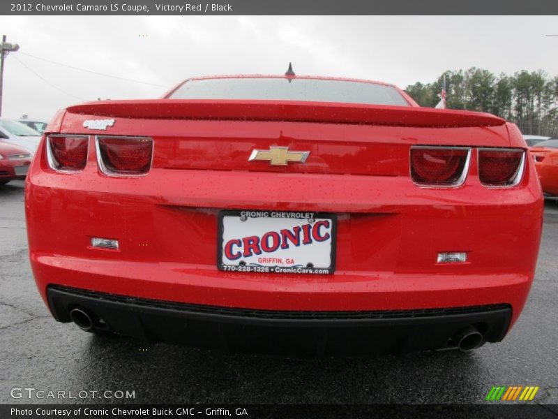 Victory Red / Black 2012 Chevrolet Camaro LS Coupe