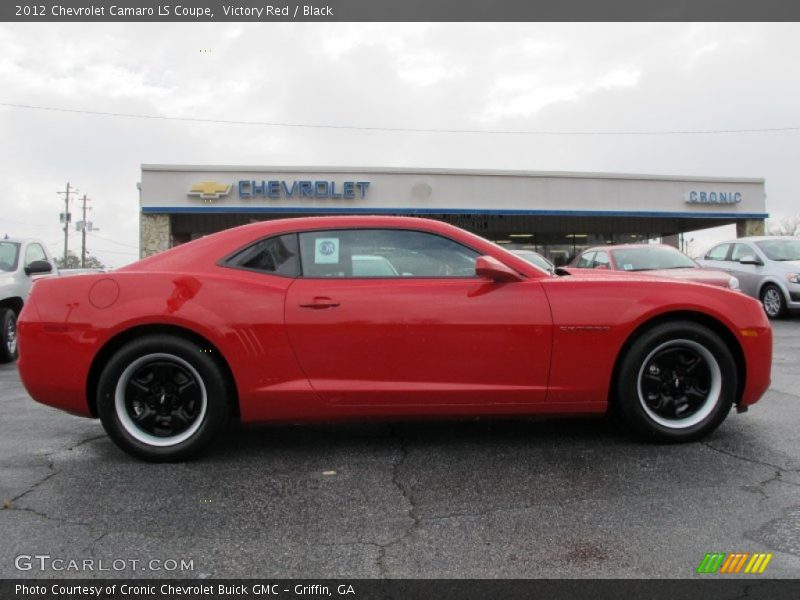 Victory Red / Black 2012 Chevrolet Camaro LS Coupe