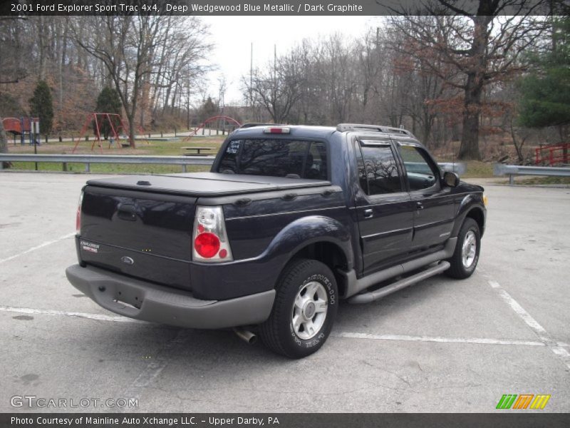 Deep Wedgewood Blue Metallic / Dark Graphite 2001 Ford Explorer Sport Trac 4x4