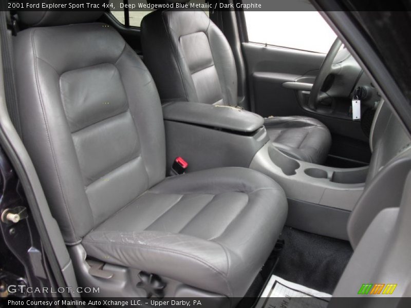 Deep Wedgewood Blue Metallic / Dark Graphite 2001 Ford Explorer Sport Trac 4x4