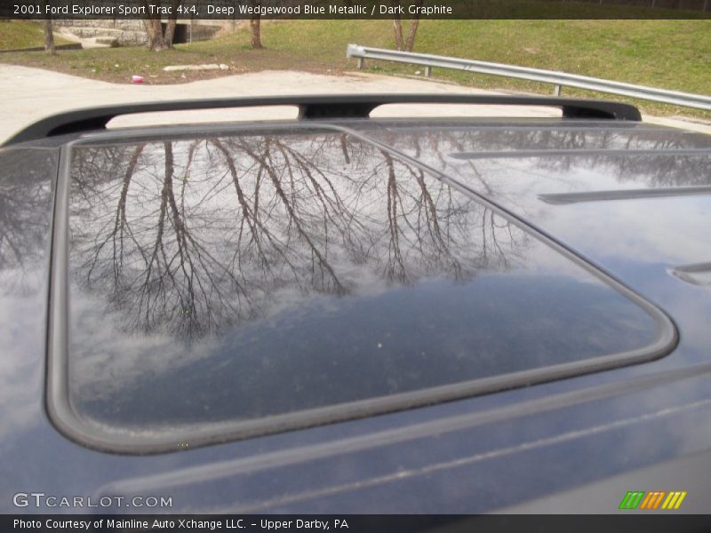 Deep Wedgewood Blue Metallic / Dark Graphite 2001 Ford Explorer Sport Trac 4x4