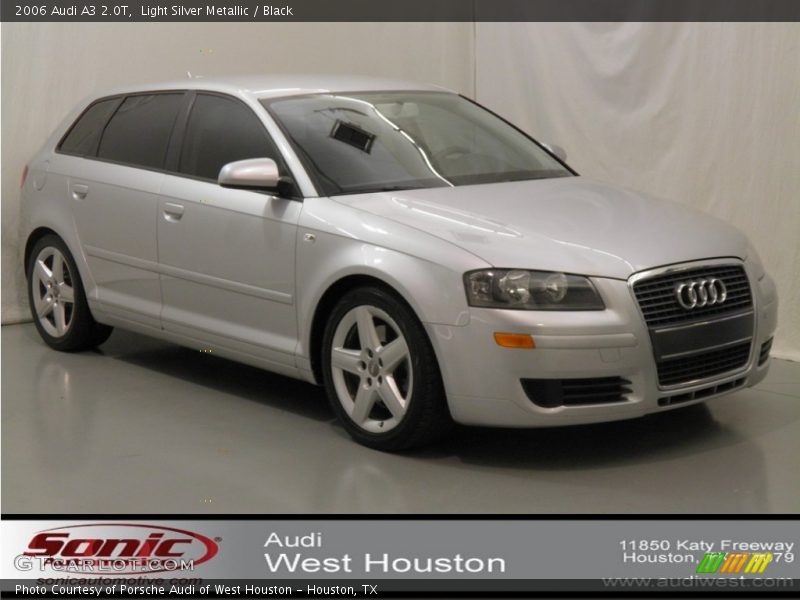 Light Silver Metallic / Black 2006 Audi A3 2.0T