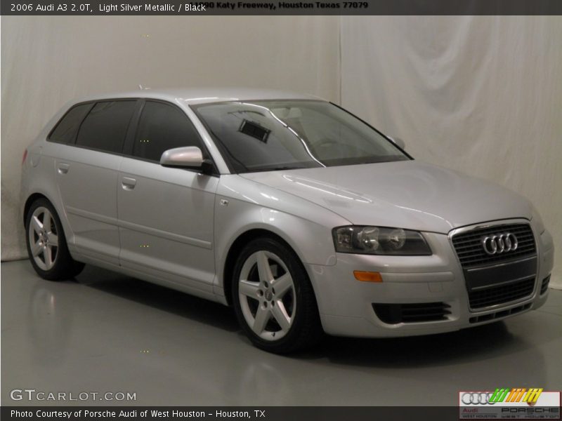 Light Silver Metallic / Black 2006 Audi A3 2.0T
