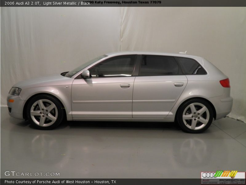 Light Silver Metallic / Black 2006 Audi A3 2.0T