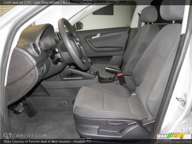 Light Silver Metallic / Black 2006 Audi A3 2.0T