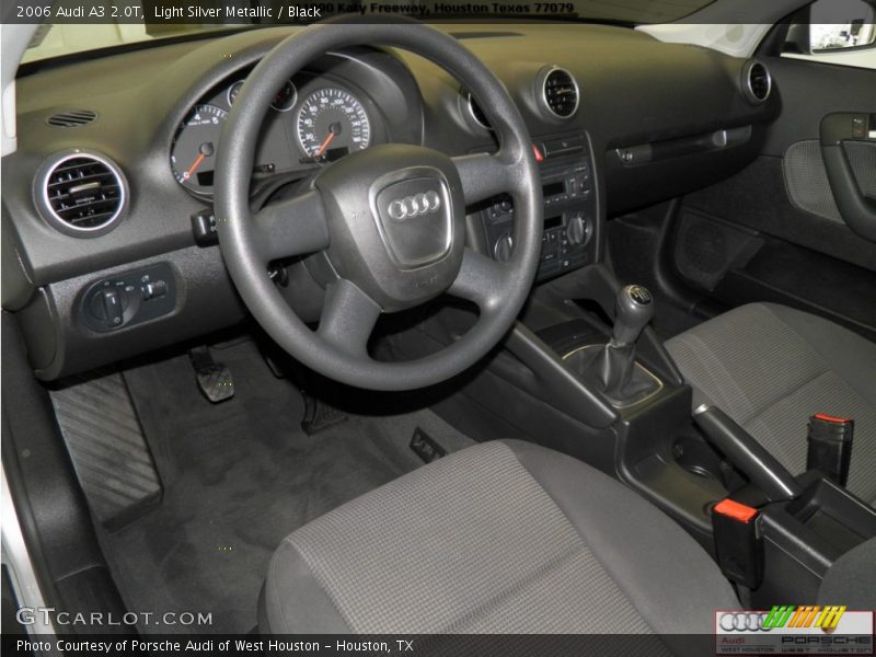 Light Silver Metallic / Black 2006 Audi A3 2.0T
