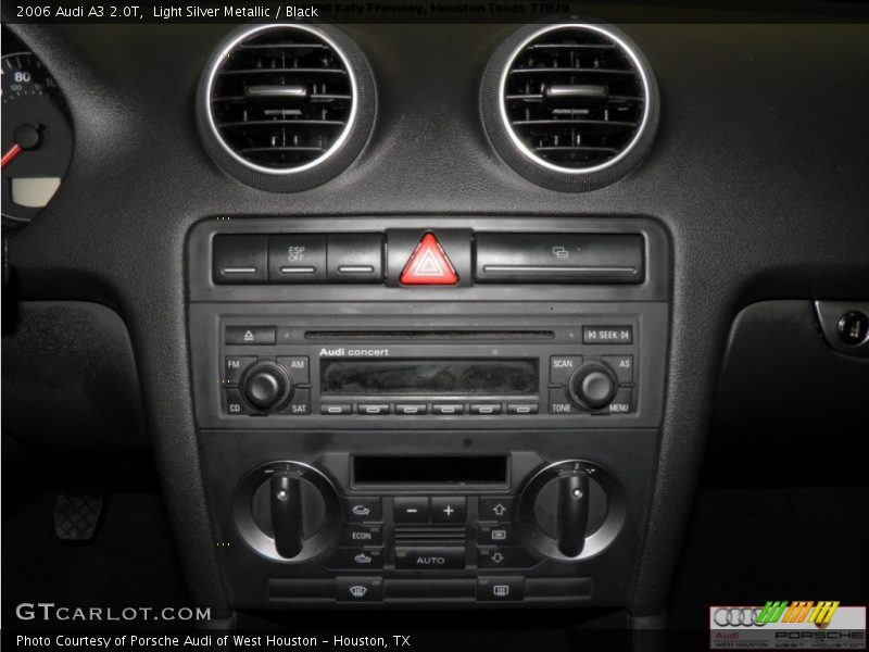 Light Silver Metallic / Black 2006 Audi A3 2.0T