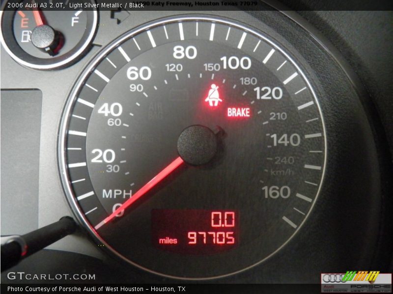 Light Silver Metallic / Black 2006 Audi A3 2.0T
