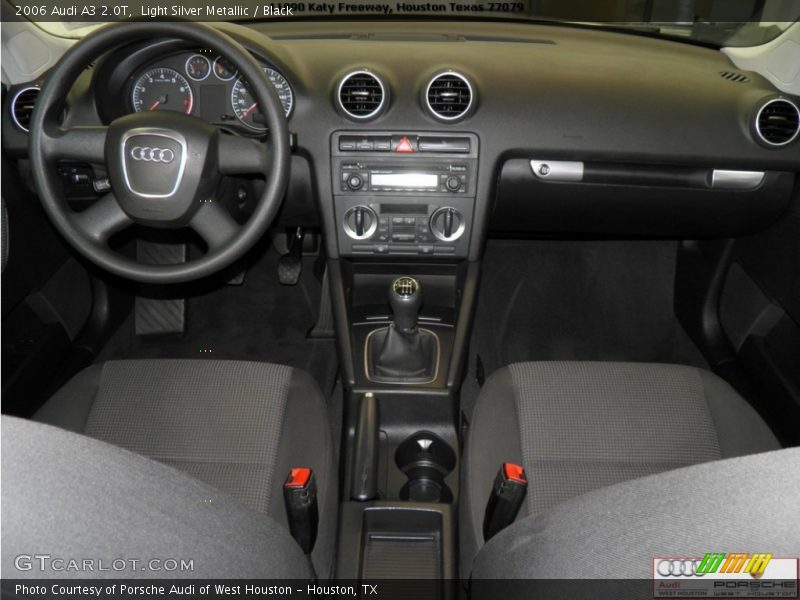 Light Silver Metallic / Black 2006 Audi A3 2.0T