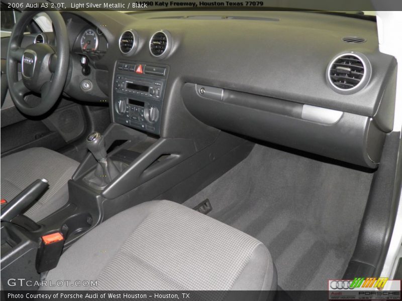 Light Silver Metallic / Black 2006 Audi A3 2.0T
