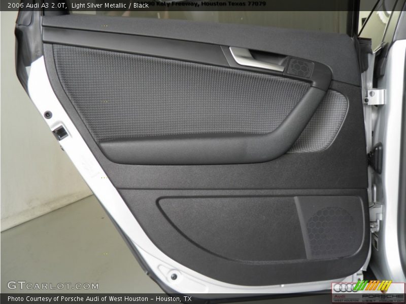 Light Silver Metallic / Black 2006 Audi A3 2.0T