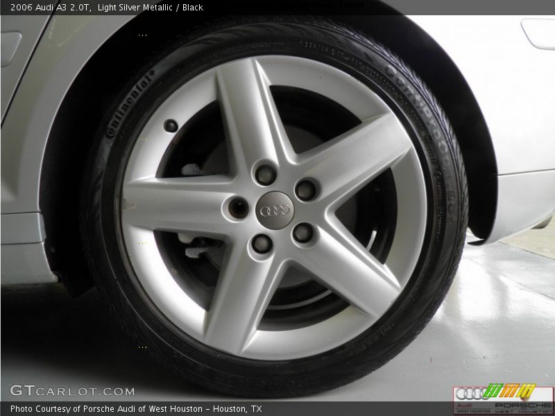 Light Silver Metallic / Black 2006 Audi A3 2.0T