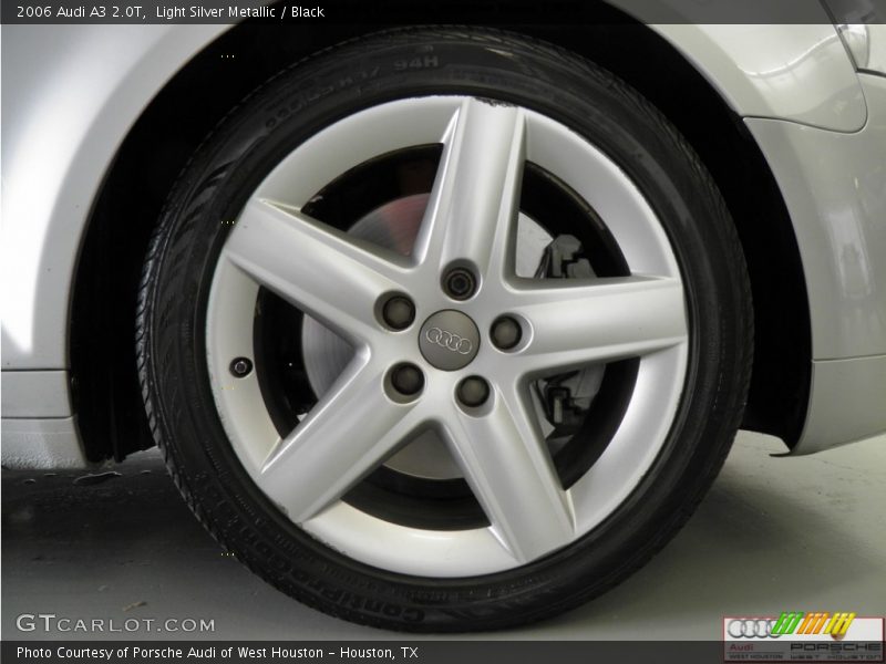 Light Silver Metallic / Black 2006 Audi A3 2.0T