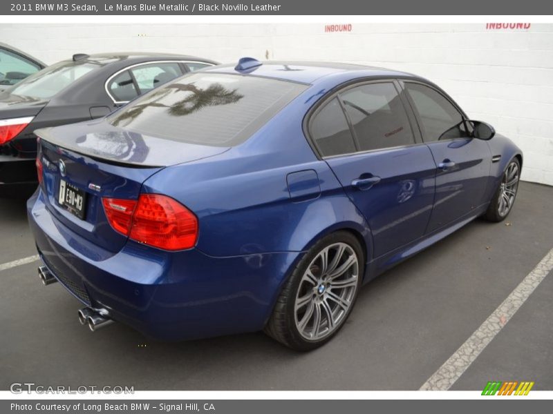 Le Mans Blue Metallic / Black Novillo Leather 2011 BMW M3 Sedan