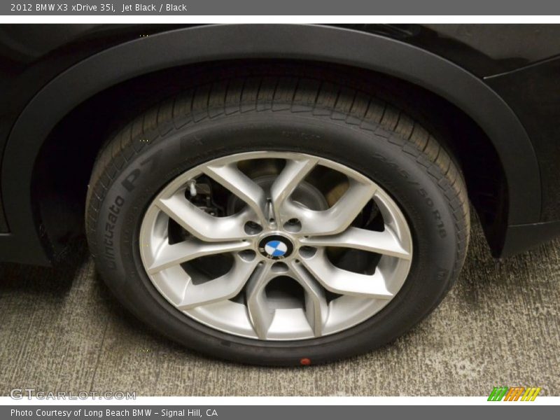 Jet Black / Black 2012 BMW X3 xDrive 35i