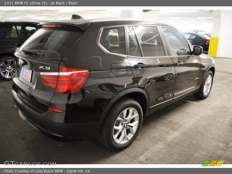 Jet Black / Black 2012 BMW X3 xDrive 35i