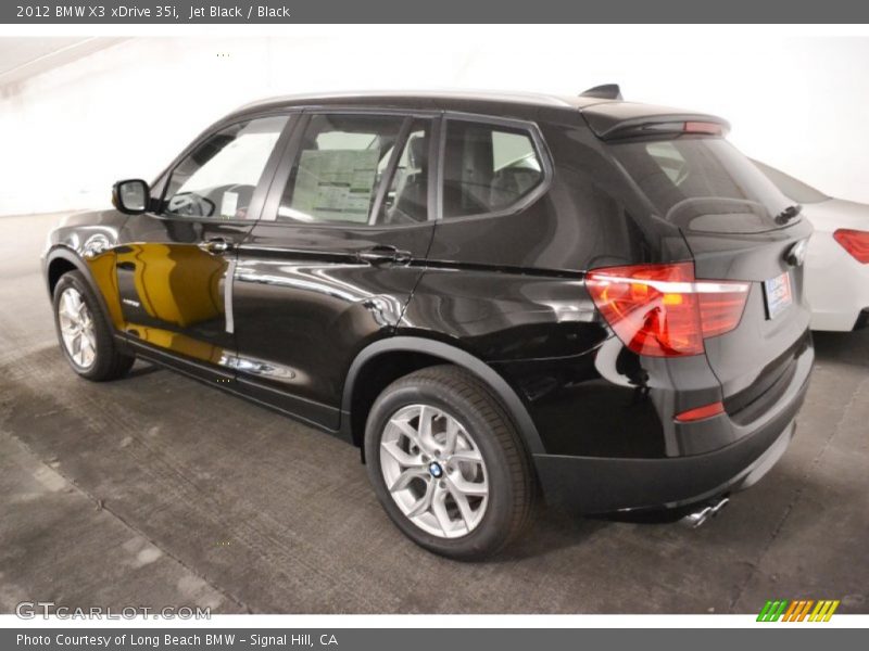 Jet Black / Black 2012 BMW X3 xDrive 35i