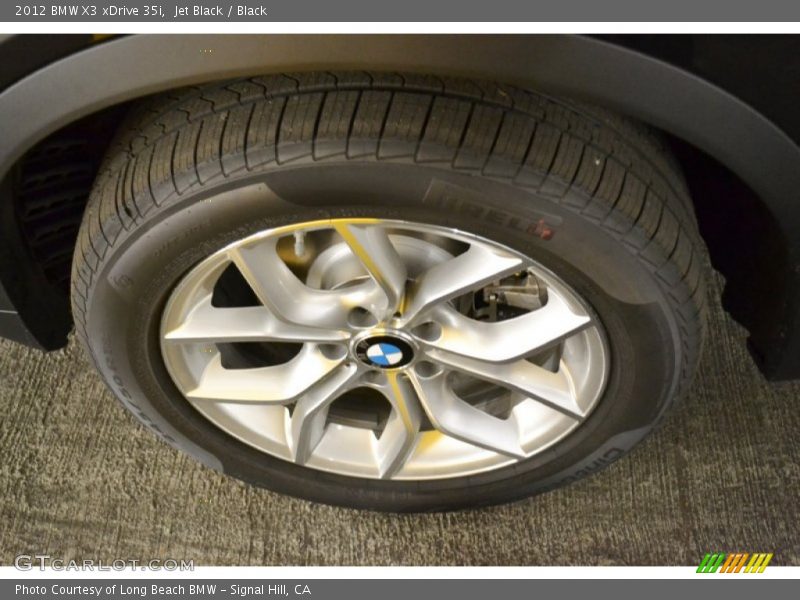 Jet Black / Black 2012 BMW X3 xDrive 35i