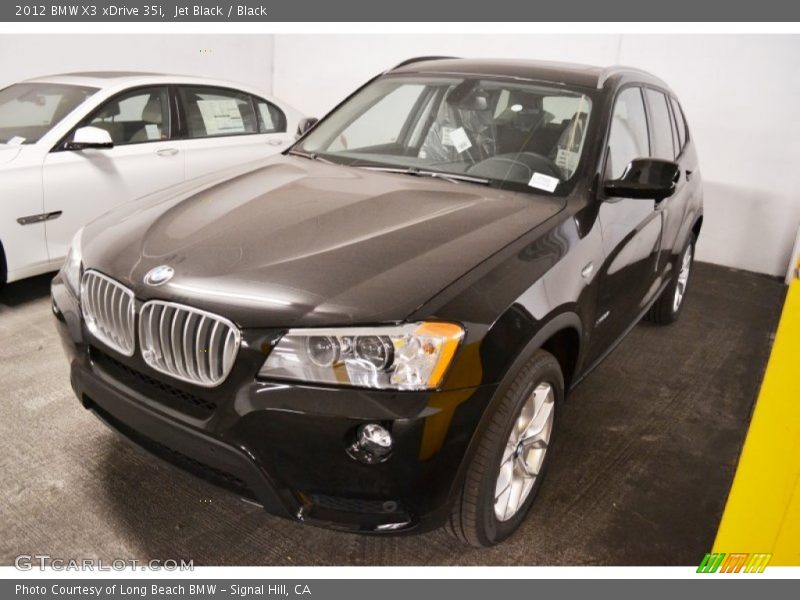 Jet Black / Black 2012 BMW X3 xDrive 35i