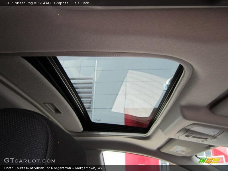 Graphite Blue / Black 2012 Nissan Rogue SV AWD