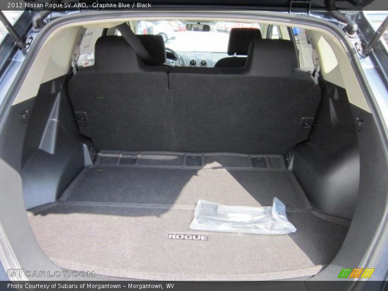 Graphite Blue / Black 2012 Nissan Rogue SV AWD